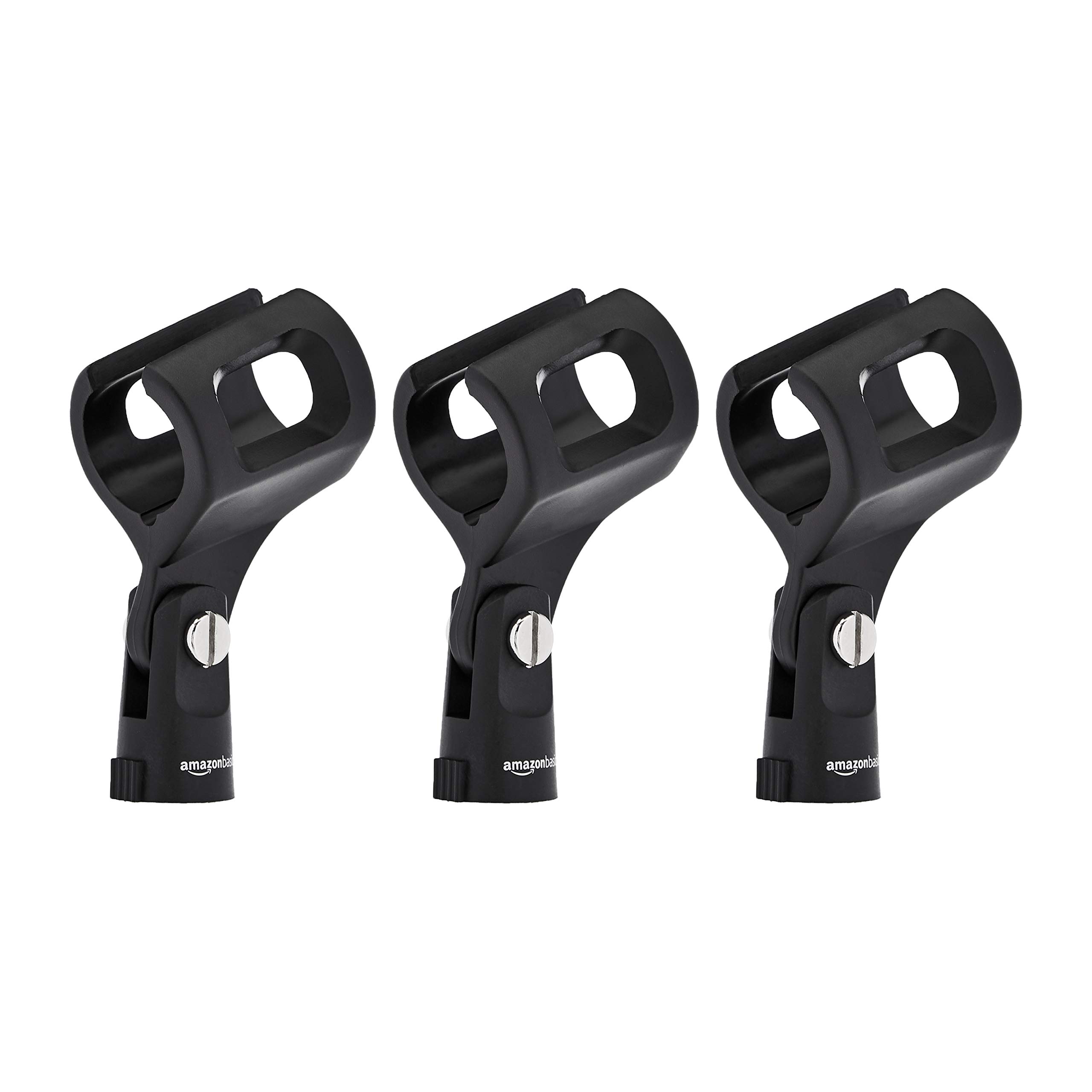 Amazon Basics Microphone Clip – Large Barrel Style – 3-Pack