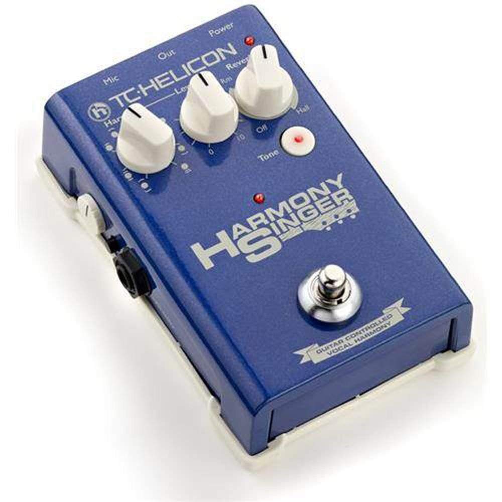 TC Helicon HARMONY SINGER Vocal Effects Stompbox with Guitar-Controlled Harmony, Reverb and Tone