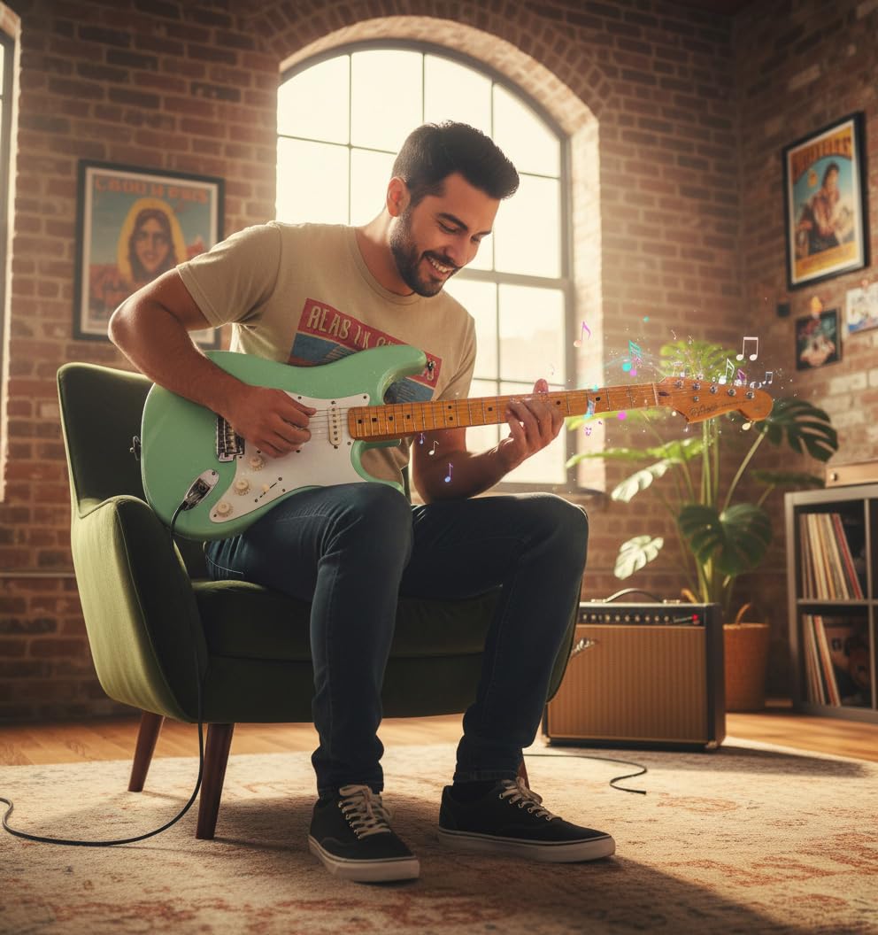 Fender Squier Classic Vibe ’50s Stratocaster Electric Guitar – Surf Green
