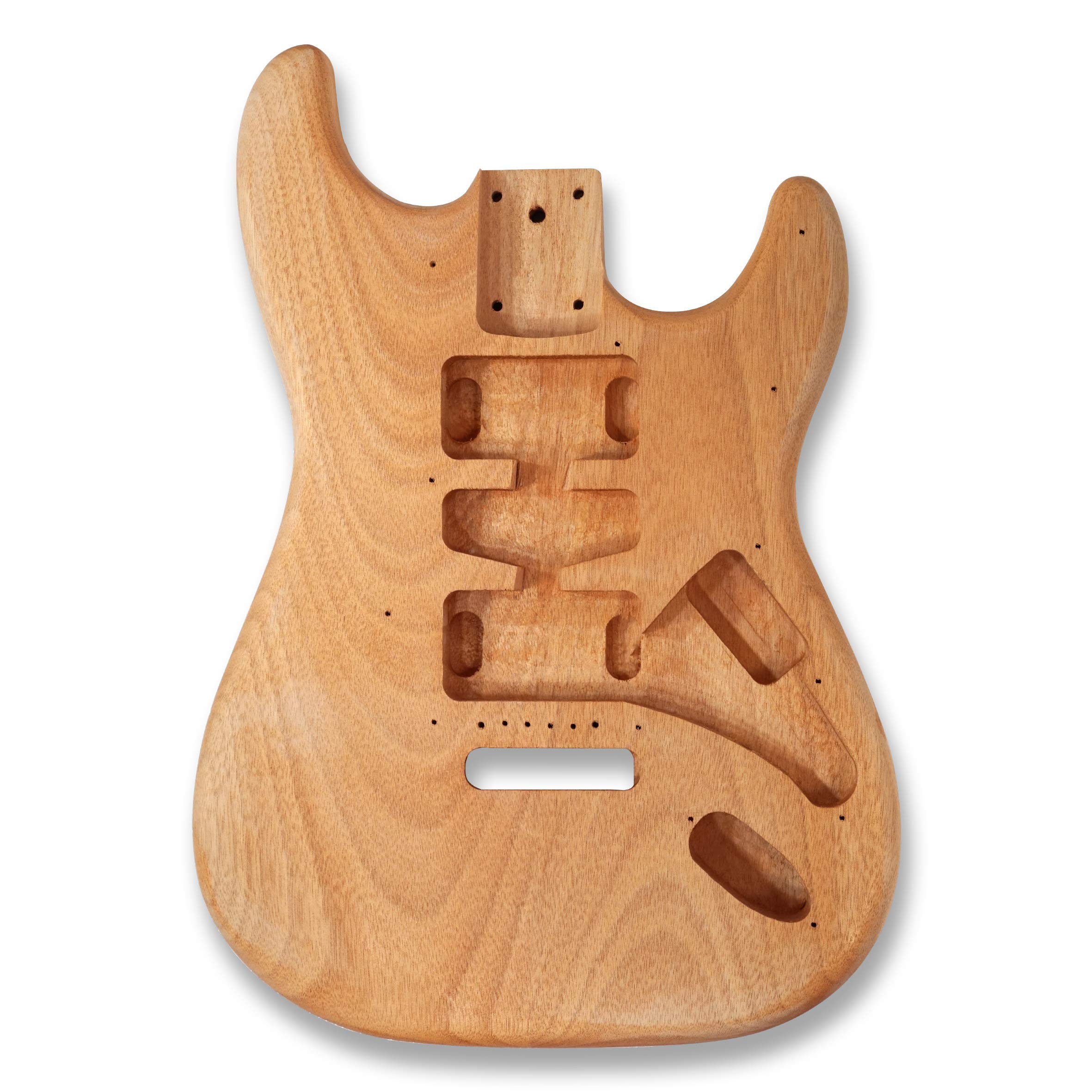 BexGears DIY ST Style Electric Guitar Kits, Mahogany Body maple neck & composite ebony fingerboard