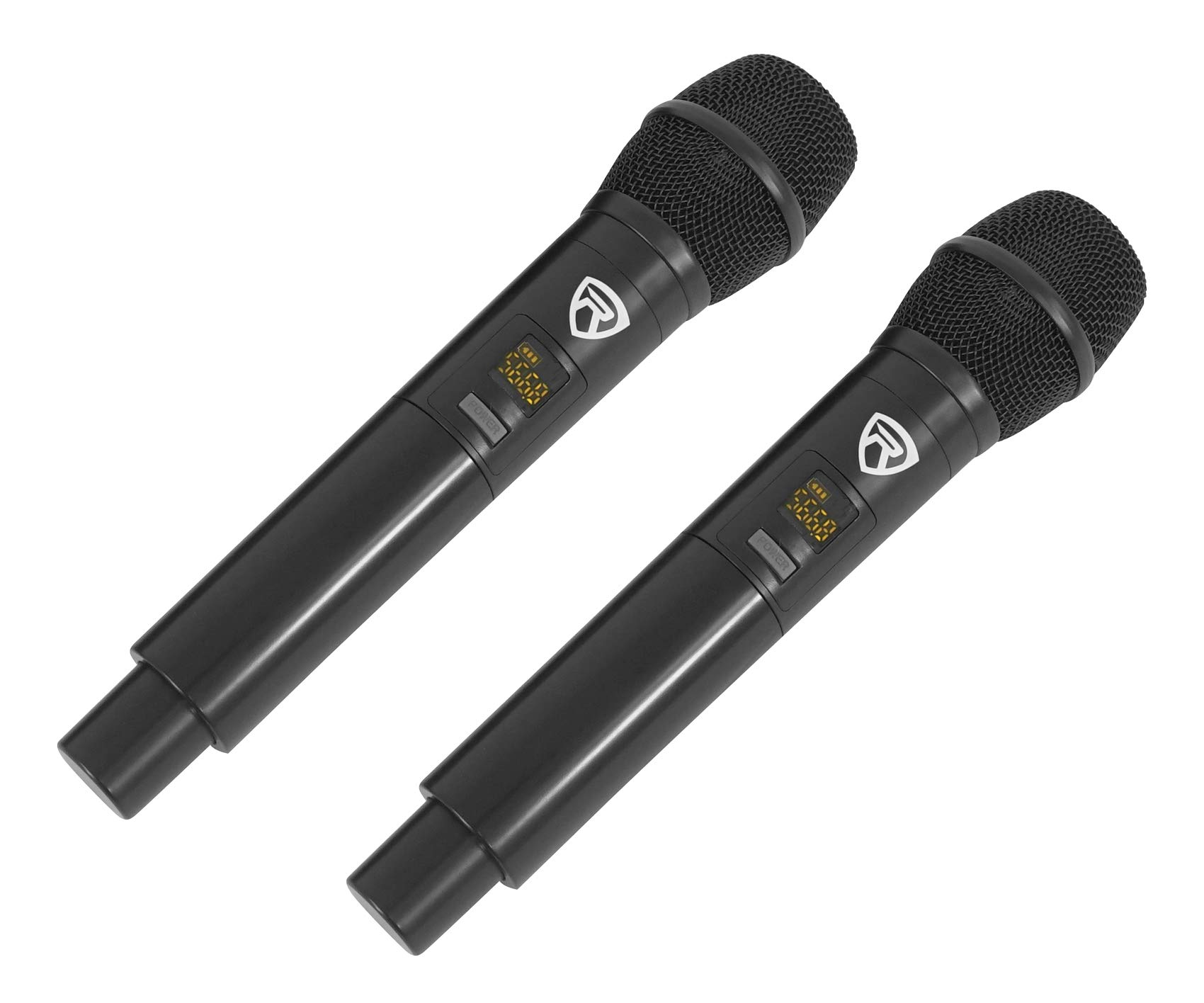 Rockville RKI60 Dual UHF Wireless Microphone Karaoke Interface and Mixer