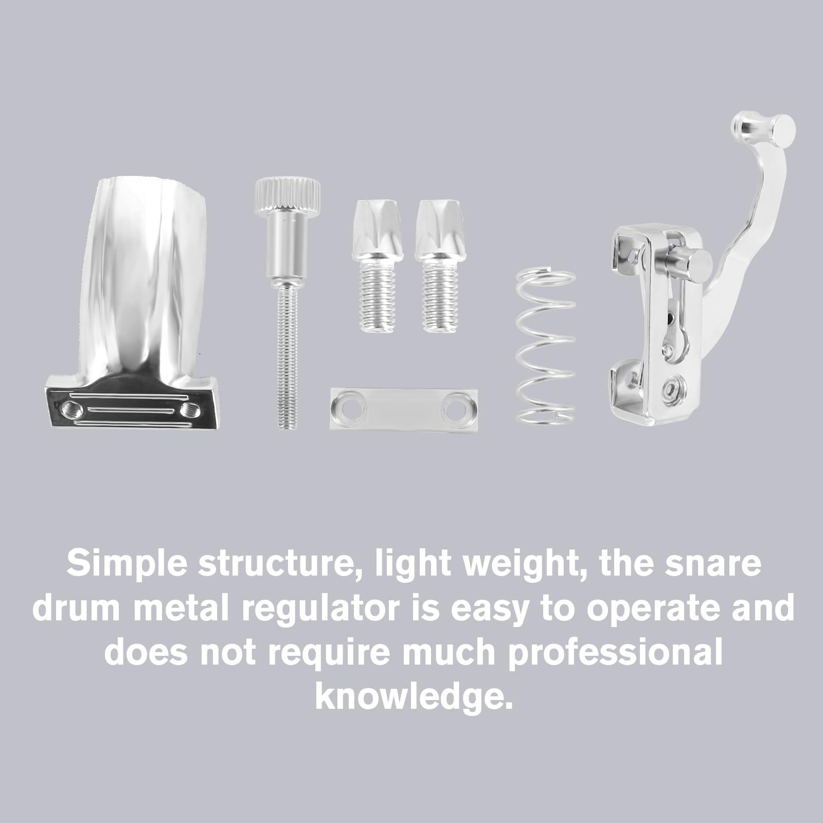 EASTROCK Snare Drum Strainer Silver Snare Round Adjuster