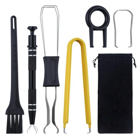 GOLD DEER 6Pcs Keyboard Switch Puller Kit, 2-in-1 Switch Puller