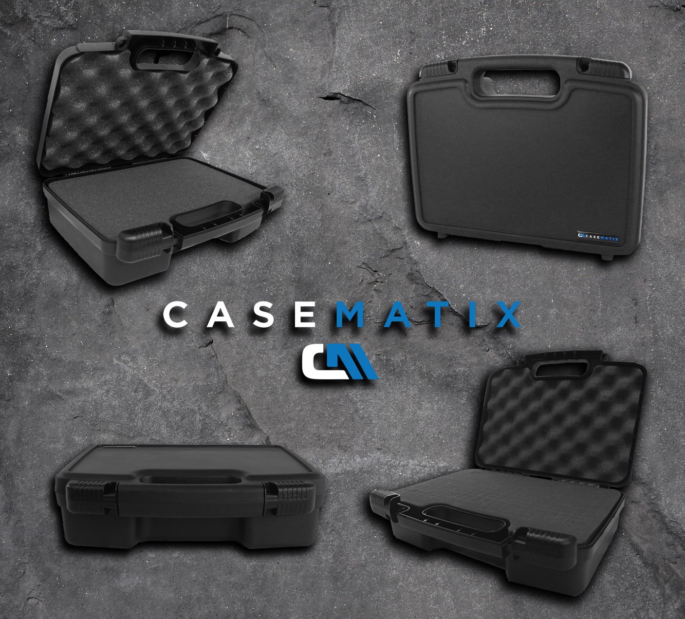 CASEMATIX Portable Projector Carrying Hard Case with Customizable Foam Fits Sony Pico Mobile Projector MPCL1 , MPCD1 , MP-CD1 , MP-CL1A , MPCL1A