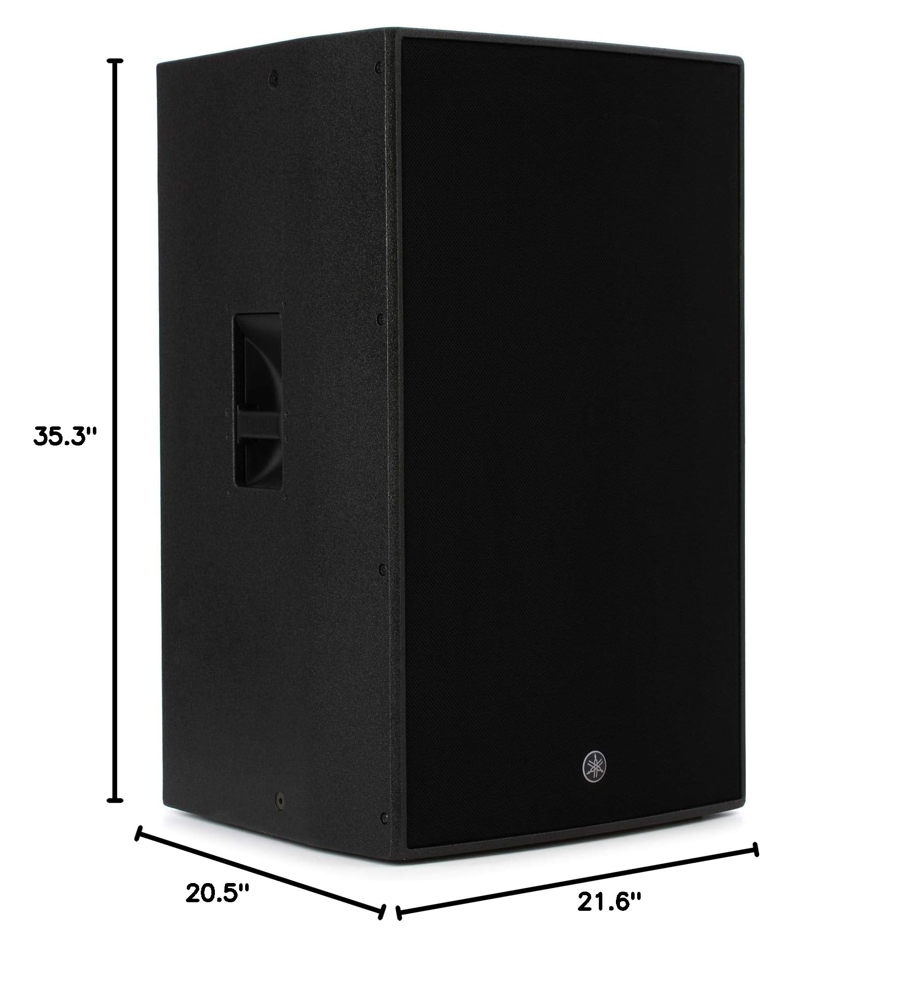 Yamaha DZR315 15 Inch 2000-Watt 3-Way Powered Speaker, Black