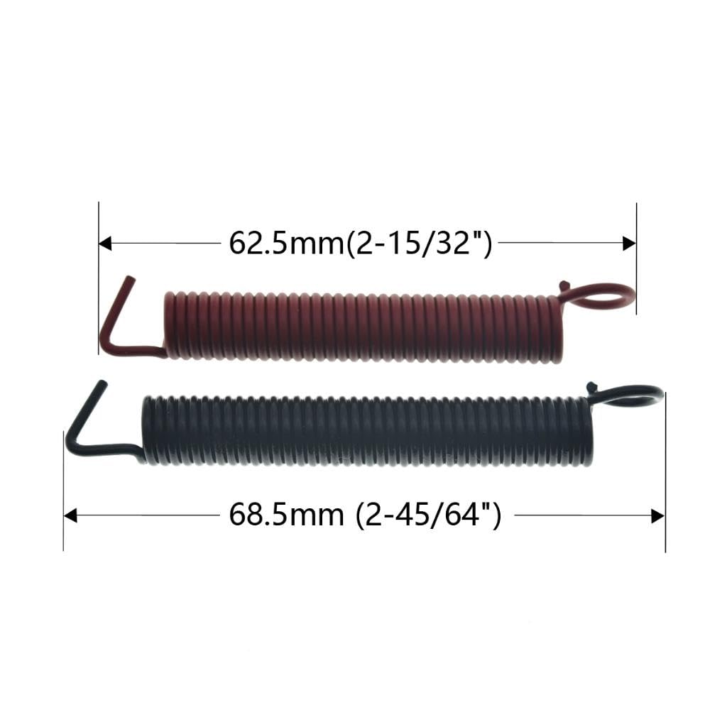 KAISH Set of 5 Premium Noiseless Tremolo Springs Tremolo Bridge Tension Spring for FR/ST/Strat Tremolos Black Standard Tension