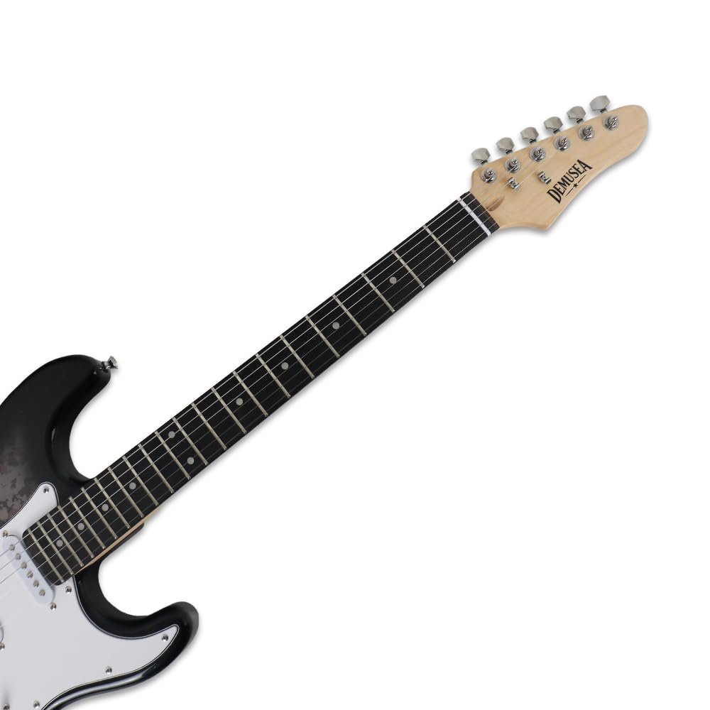Full Size Camo Electric Guitar Kit With 20W Amp Bundle Noiseless Cable Bag Picks Capo String Strap Guitar Cloth tremolo Bar Wrenches In As Free 39Inch Guitar Solid Body 6.5Inch Speaker (ST Camo Pink)