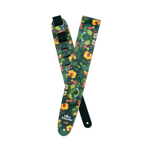 D’Addario Beatles Guitar Strap – Beatles Guitar Accessories – Vinyl – Yellow Submarine, Pepperland Woods