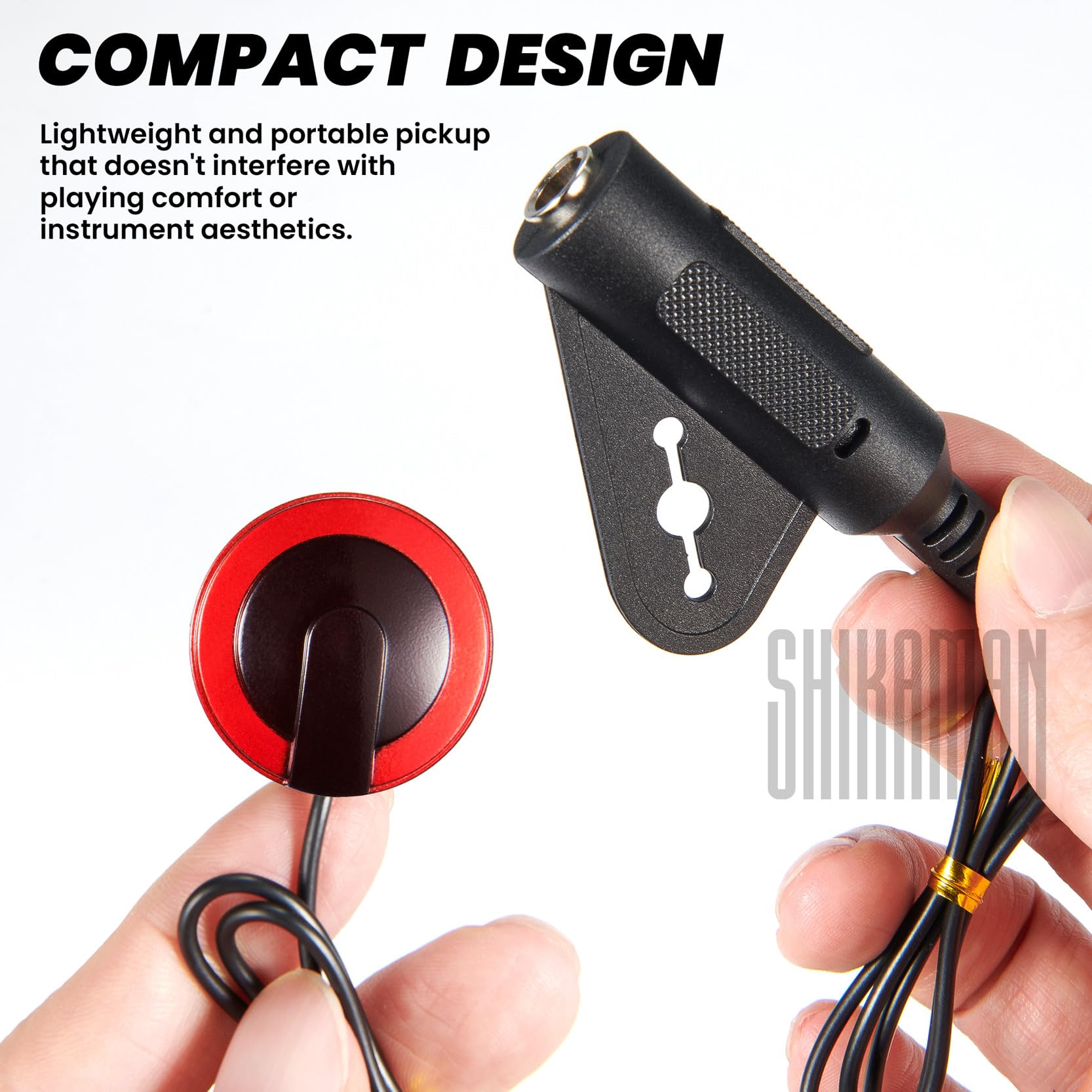 Piezo Contact Microphone Pickups for Guitar, Violin, Viola, Cello, Banjo, Ukulele, Mandolin and More (24 Pack)