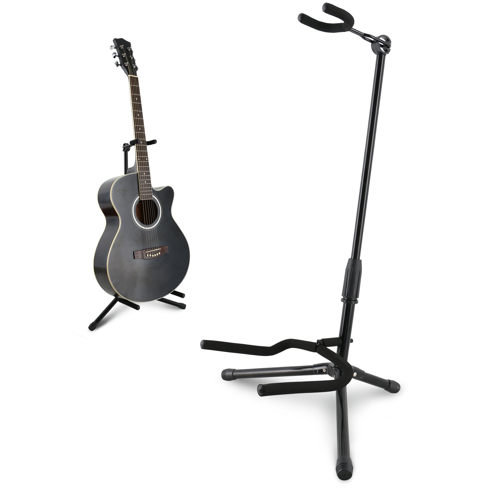 EASTROCK Guitar Stand – Guitar Stands Floor Adjustable Folding Guitar Stand