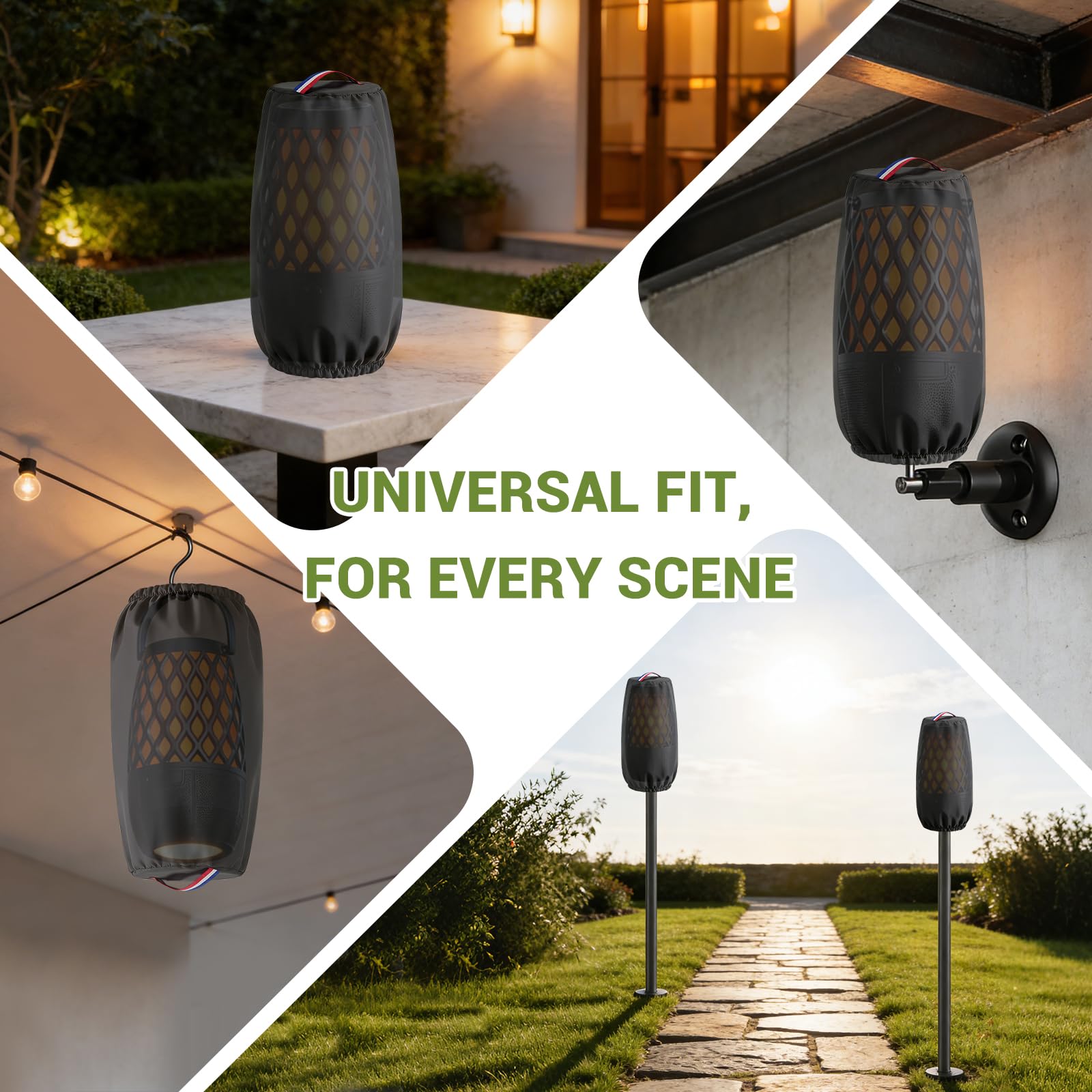 Agustone 2-Pack Waterproof Speaker Covers for BolaButty Bluetooth – 5x8in