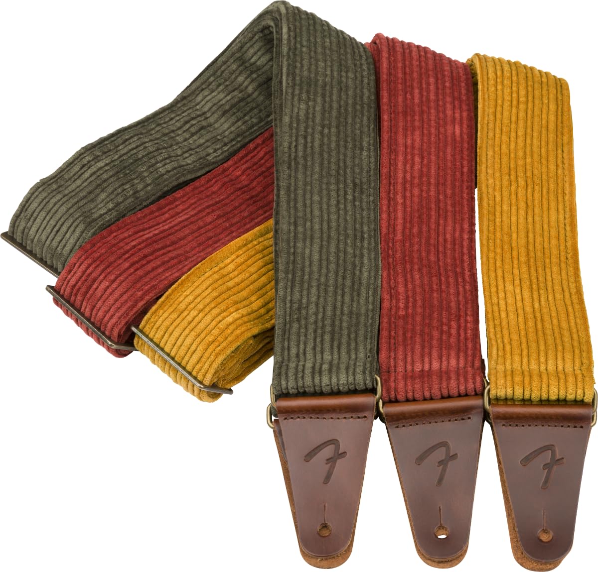Fender 0990639029 Corduroy Strap, 2in, Blaze Gold