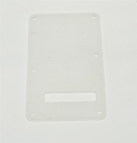 KAISH Clear ST/Strat Style Standard Guitar Back Plate ST Tremolo Trem Cover for USA Strat/Stratocaster Transparent