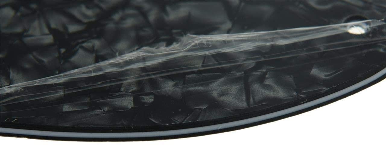 Dopro 8 Hole Tele Guitar Pickguard Scratch Plate for USA/Mexican FD Telecaster Black Pearl