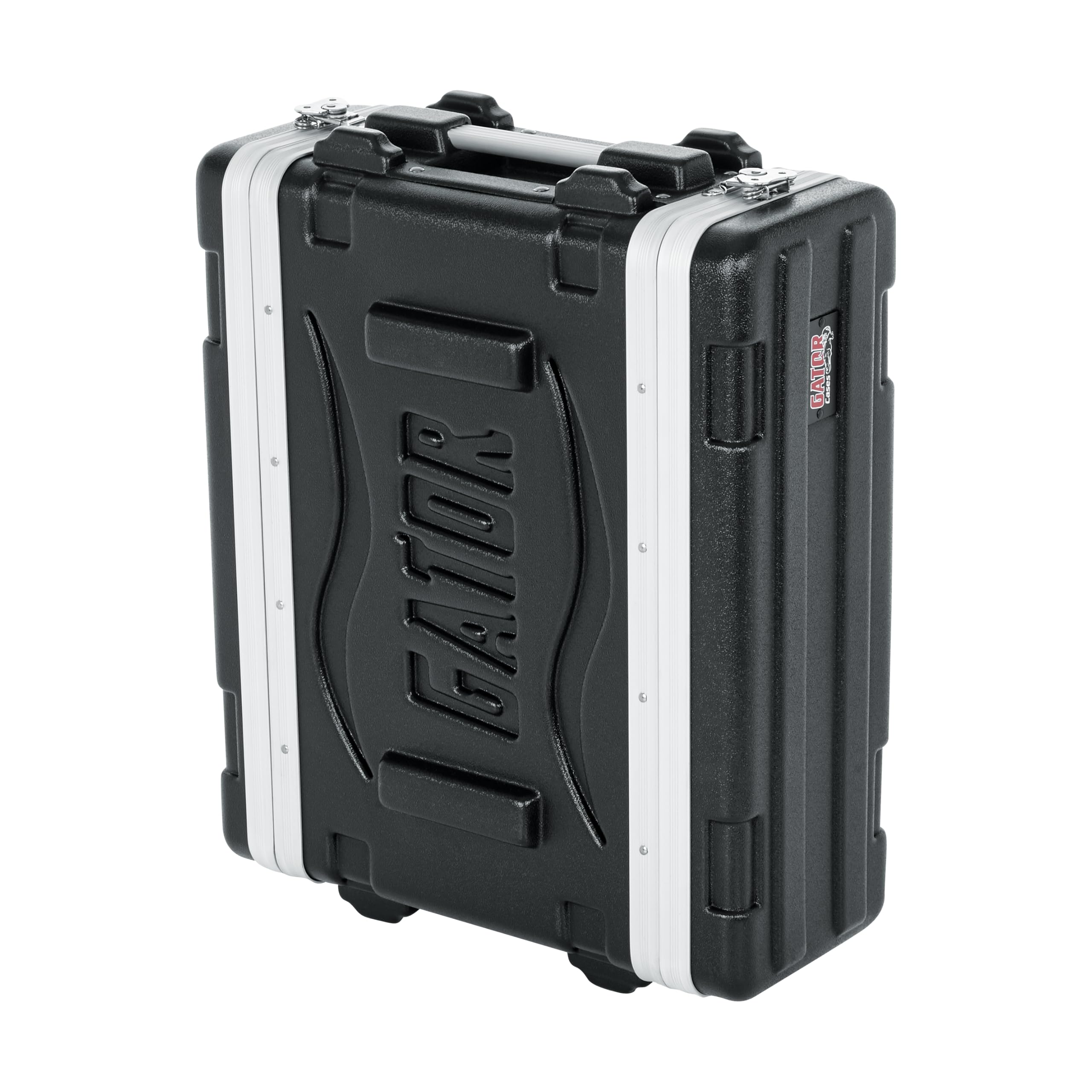 Gator Cases Lightweight Molded 3U Rack Case with Heavy Duty Latches, Shallow 14.25″ Depth (GR-3S)