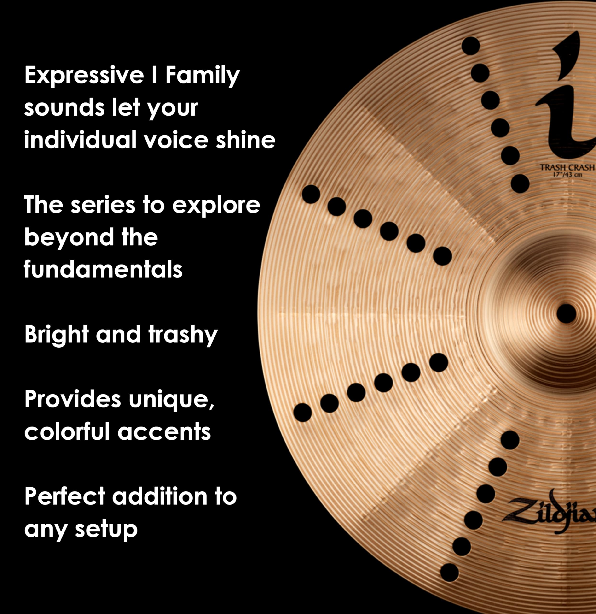 Zildjian ILH17TRC 17″ I Trash Crash Cymbal