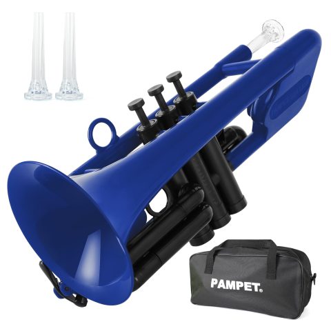 PAMPET SEA LION Plastic Bb Trumpet for Advanced Student Beginner Blue