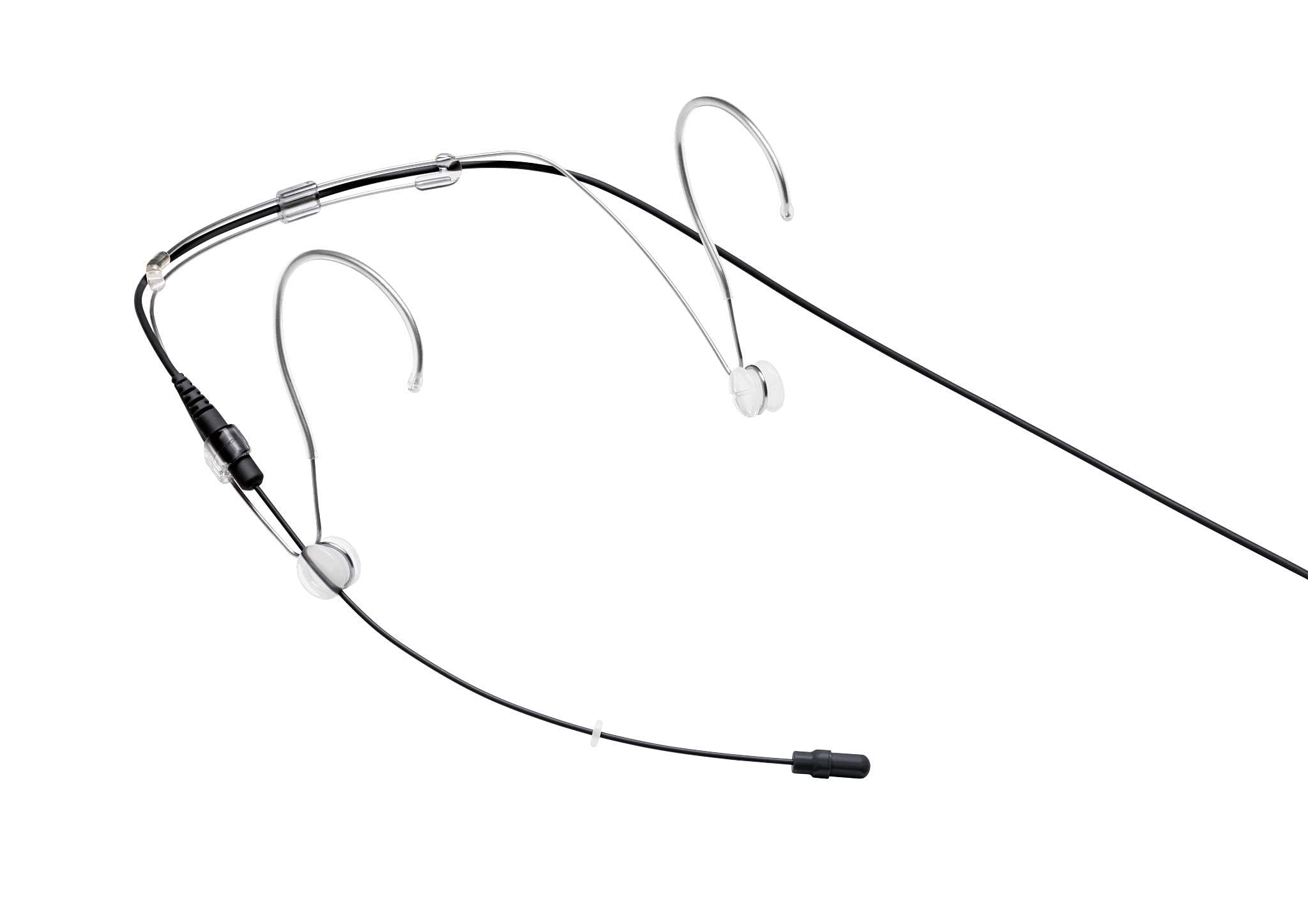 Shure DuraPlex Omnidirectional Headset Microphone, MTQG Connector, Black (DH5B/O-MTQG)