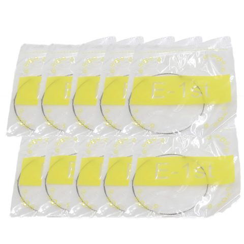 Cheerock 10-Pack High E Single Strings Light Tension for Acoustic Guitar