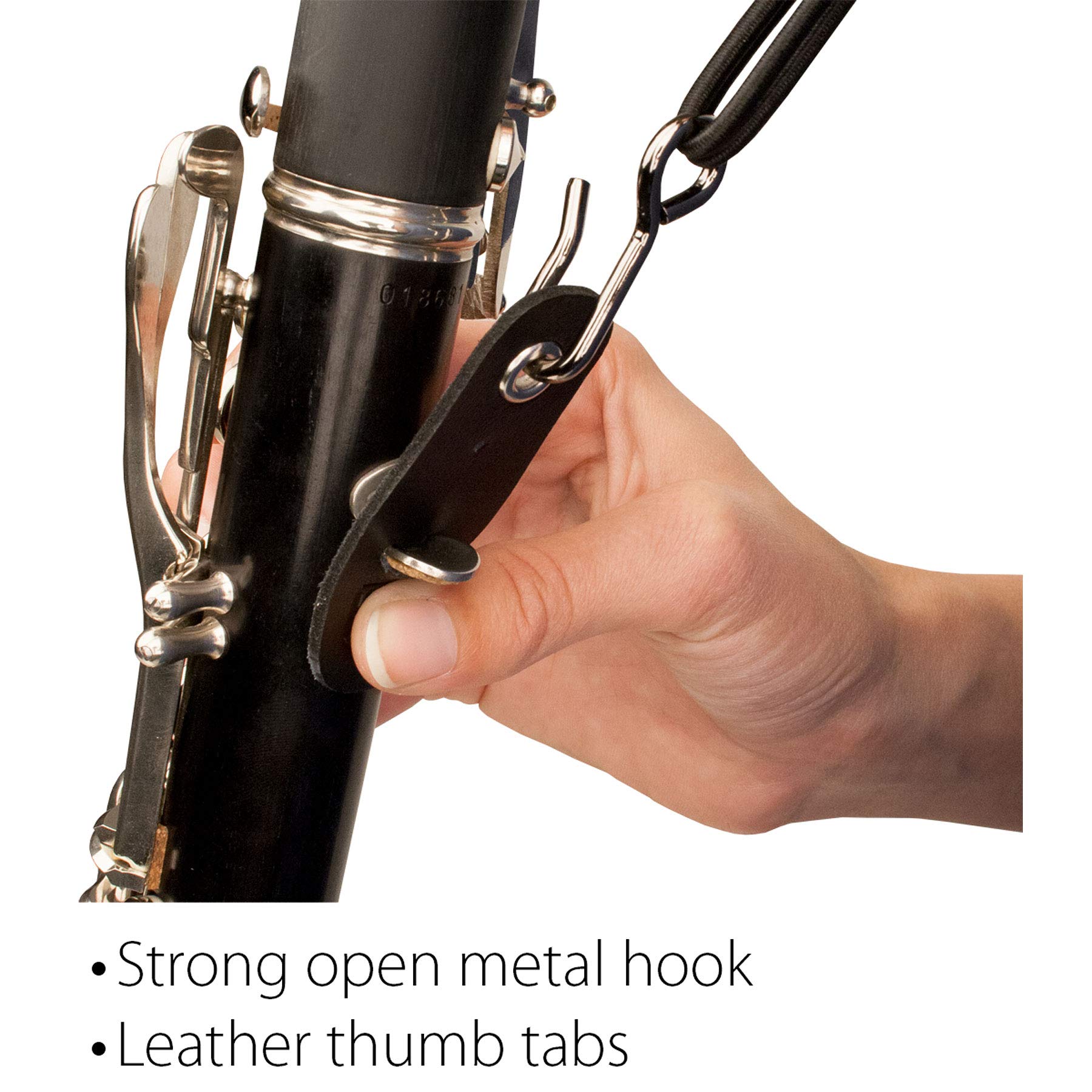 Protec Clarinet Neck Strap, 20” Length (Model NCS3), Black, Regular