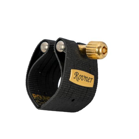 Rovner Ligature & Plastic Cap for Soprano Saxophone – MKIII Ligature for Hard Rubber Mouthpiece (C-1RVS)