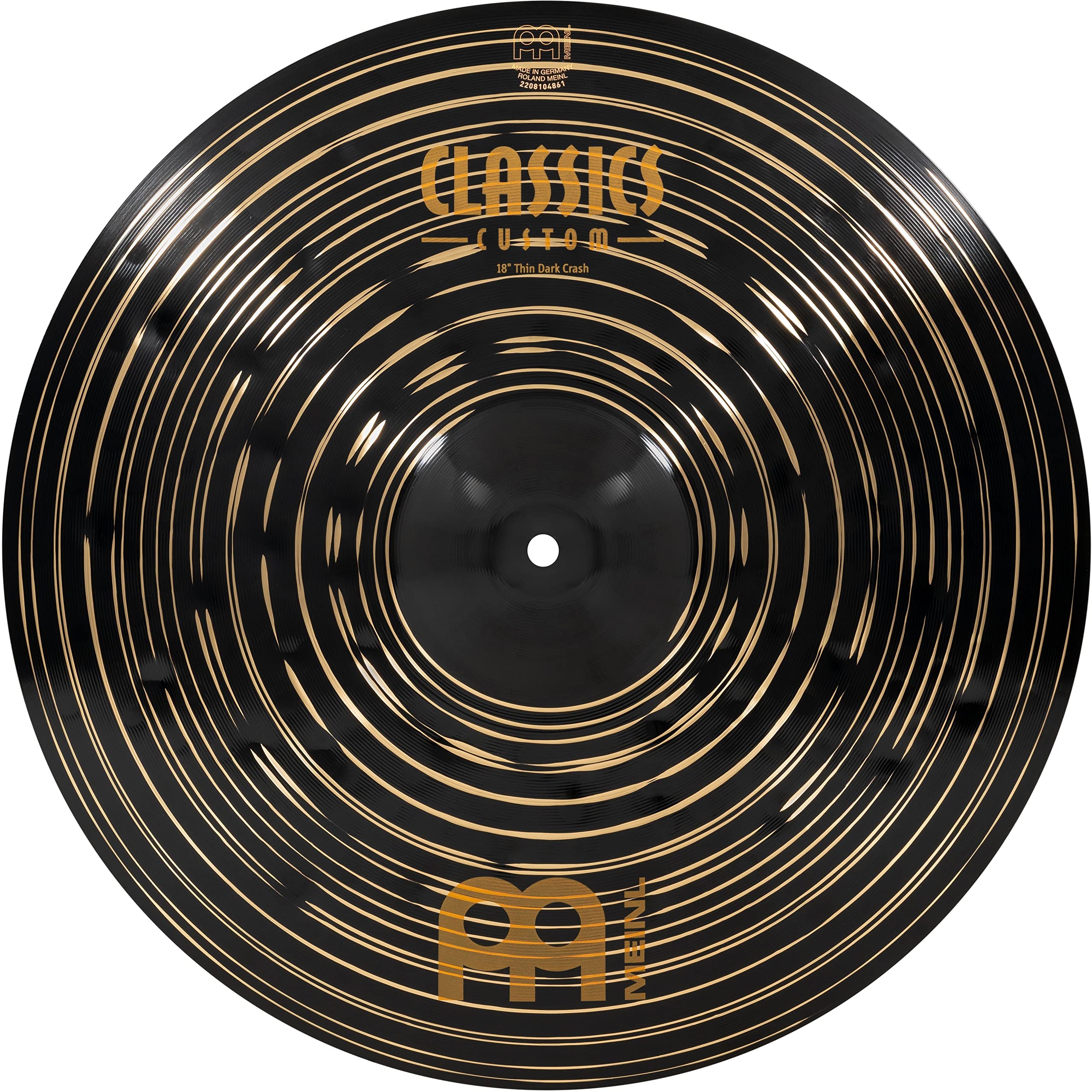 Meinl Cymbals Classics Custom Dark 18″ Thin Crash — MADE IN GERMANY