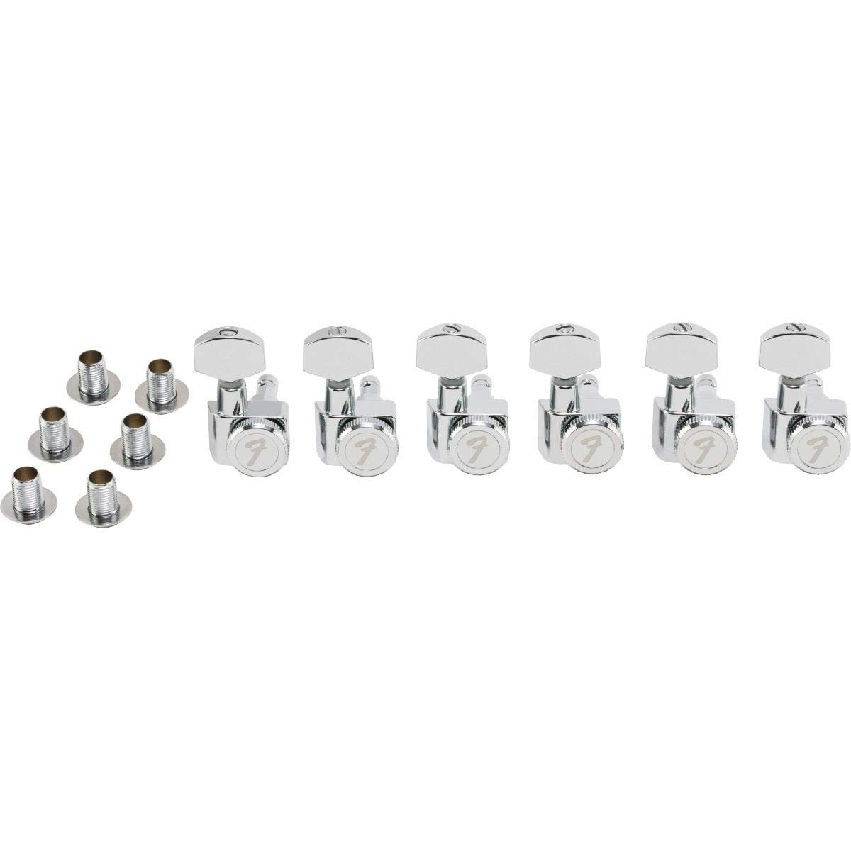 Fender 990818105 Deluxe Locking All Short Post Guitar Tuners, Chrome