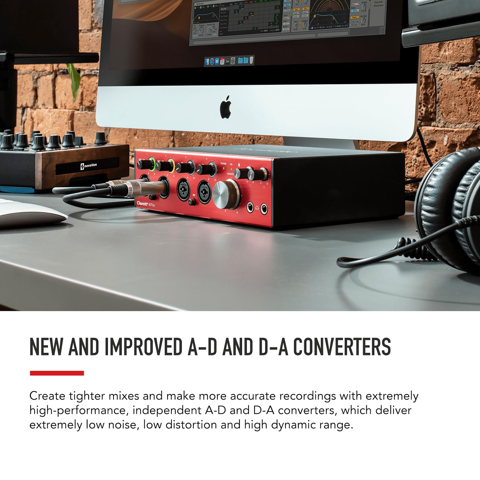 Focusrite Clarett+ 4Pre 18-In/8-Out USB-C Audio Interface