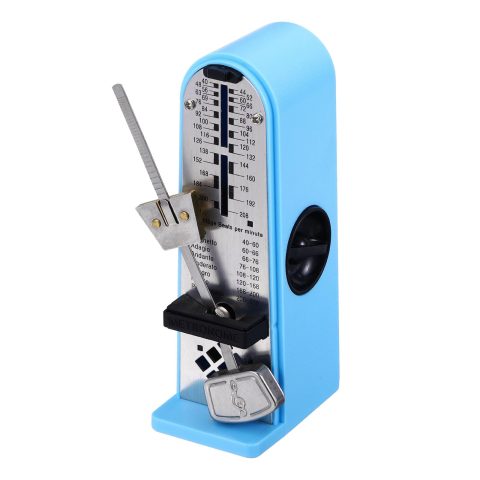 MECCANIXITY Mini Mechanical Metronome,High Accuracy Musical Timer,Sky Blue