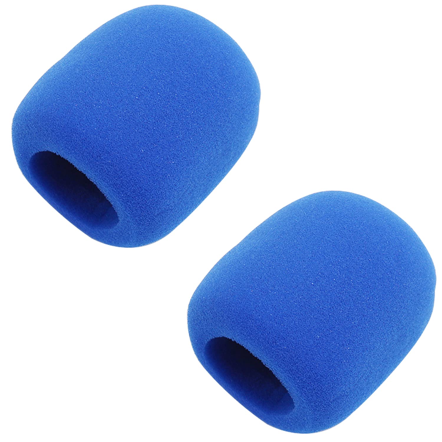 Fielect 2Pcs Microphone Cover Sponge Foam Mic Cover Handheld Microphone Windscreen Shield Protection Micro Foam Filter Black for KTV Broadcasting