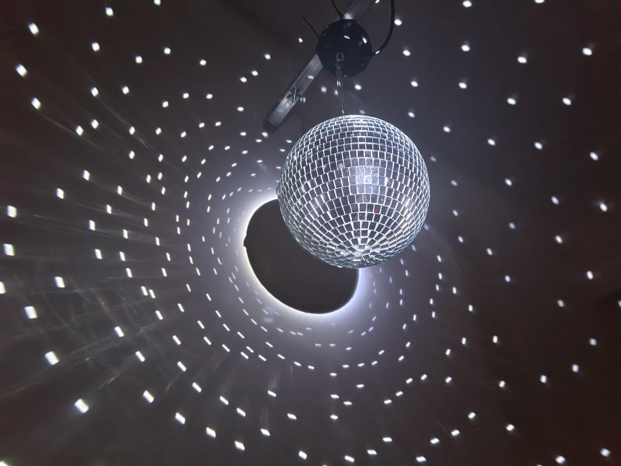 Disco Ball Spotlight, Palujorty 10W pin Light Plug in for Mirror Ball Party