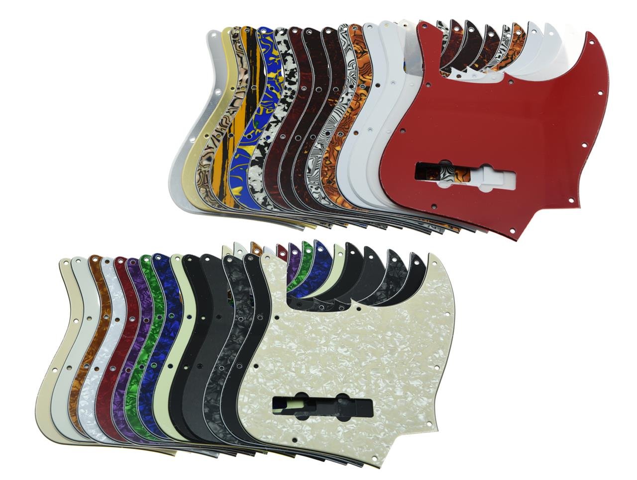 KAISH 4 String J Bass Style Pickguard Bass Pick Guard Scratch Plate for USA/Mexico Jazz J Bass Mint Green