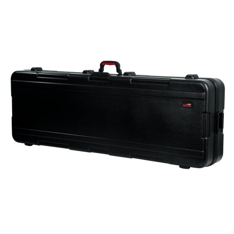Gator Cases Frequent Flyer’s Series Molded Flight Case for Deep 88-Note Keyboards with TSA Approved Locking Latches and Recessed Wheels, (GTSA-KEY88D)