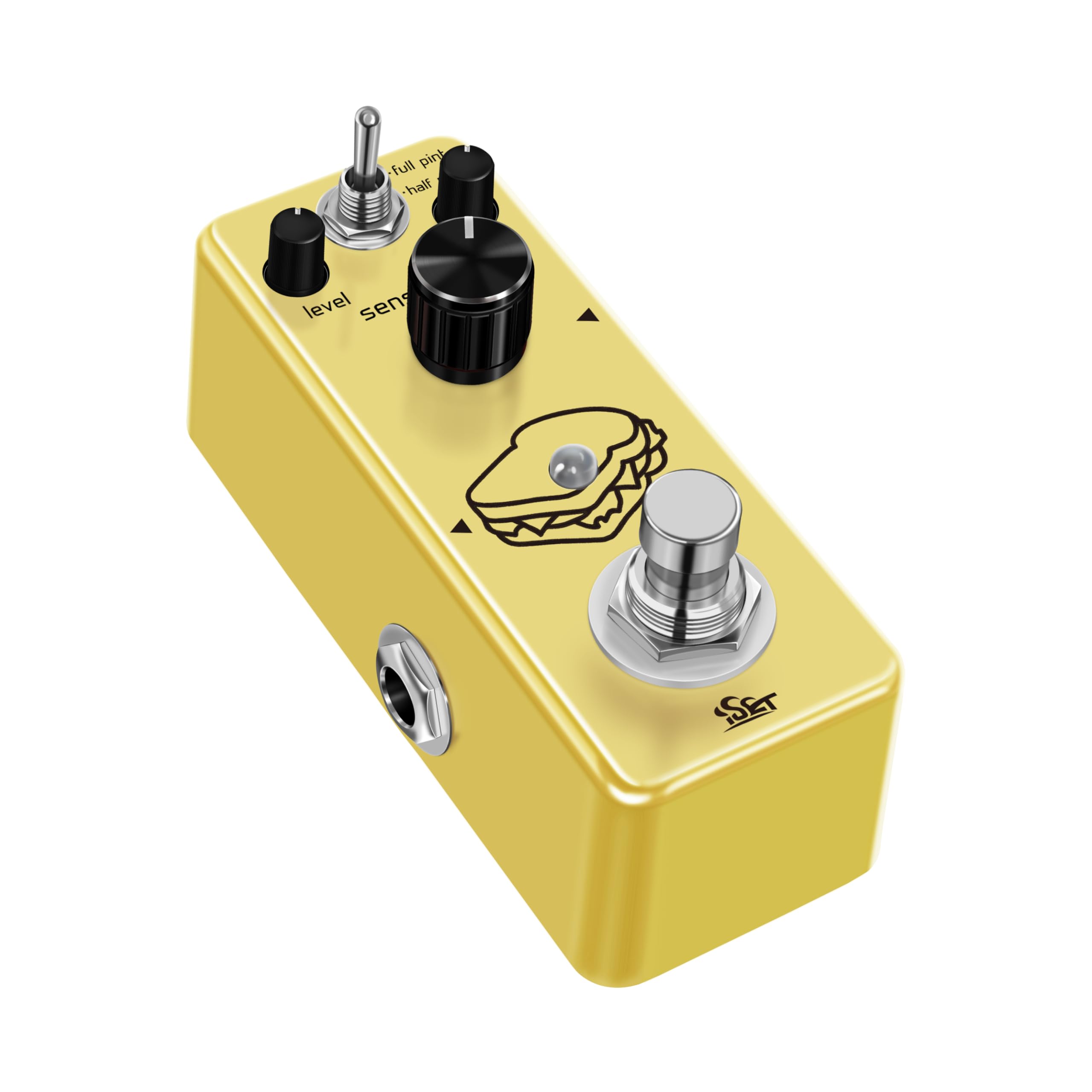ISET Analog Sandwish Compressor Guitar Pedal for Electric Guitar Bass True Bypass