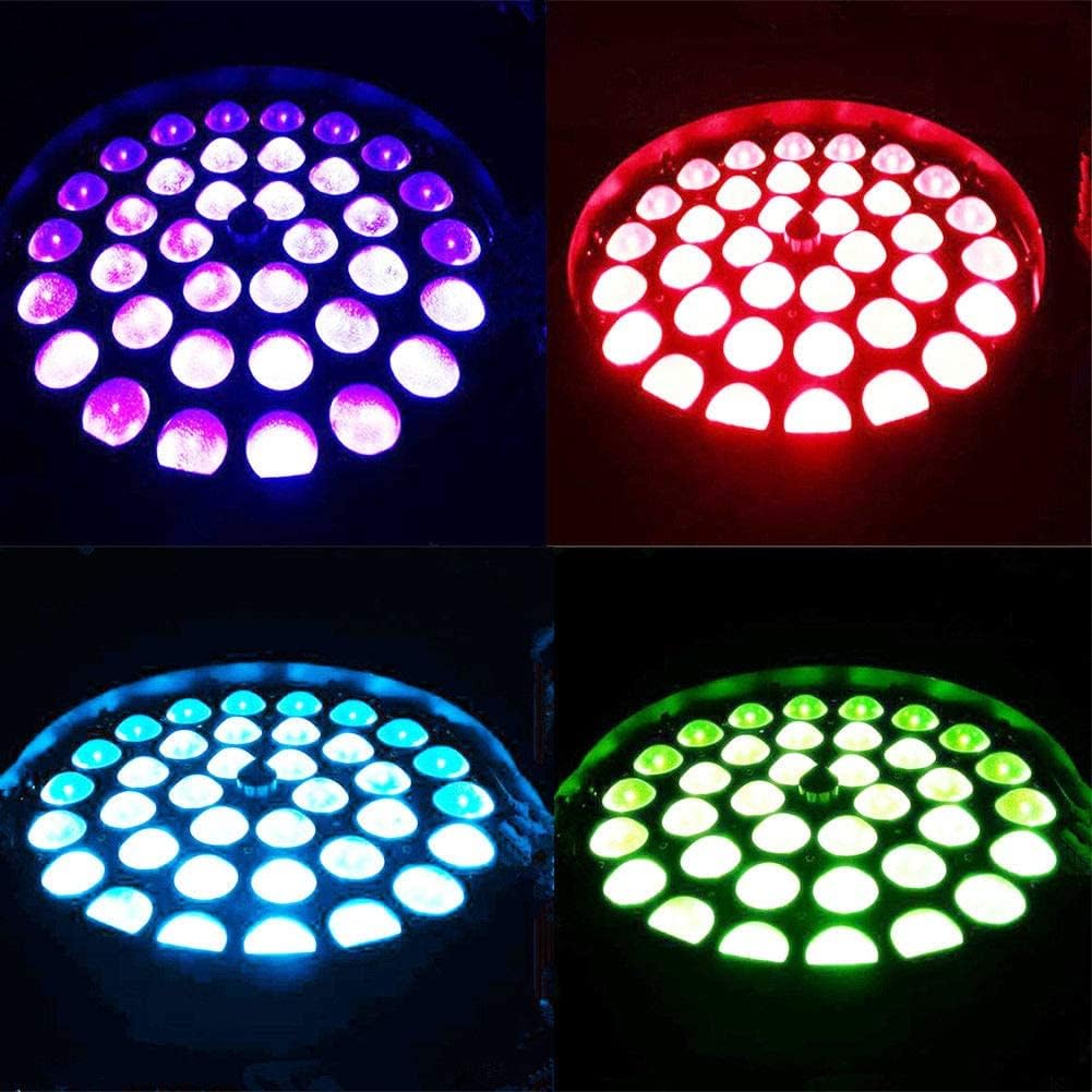 LED Moving Head DJ Lights, 36x18W LED Moving Head Beam Stage Light Spotlight Lamp 270/540° Rotation Angle 16CH DMX512 RGBW Control for Disco DJ Club Christmas Birthday Wedding Party Stage Christmas