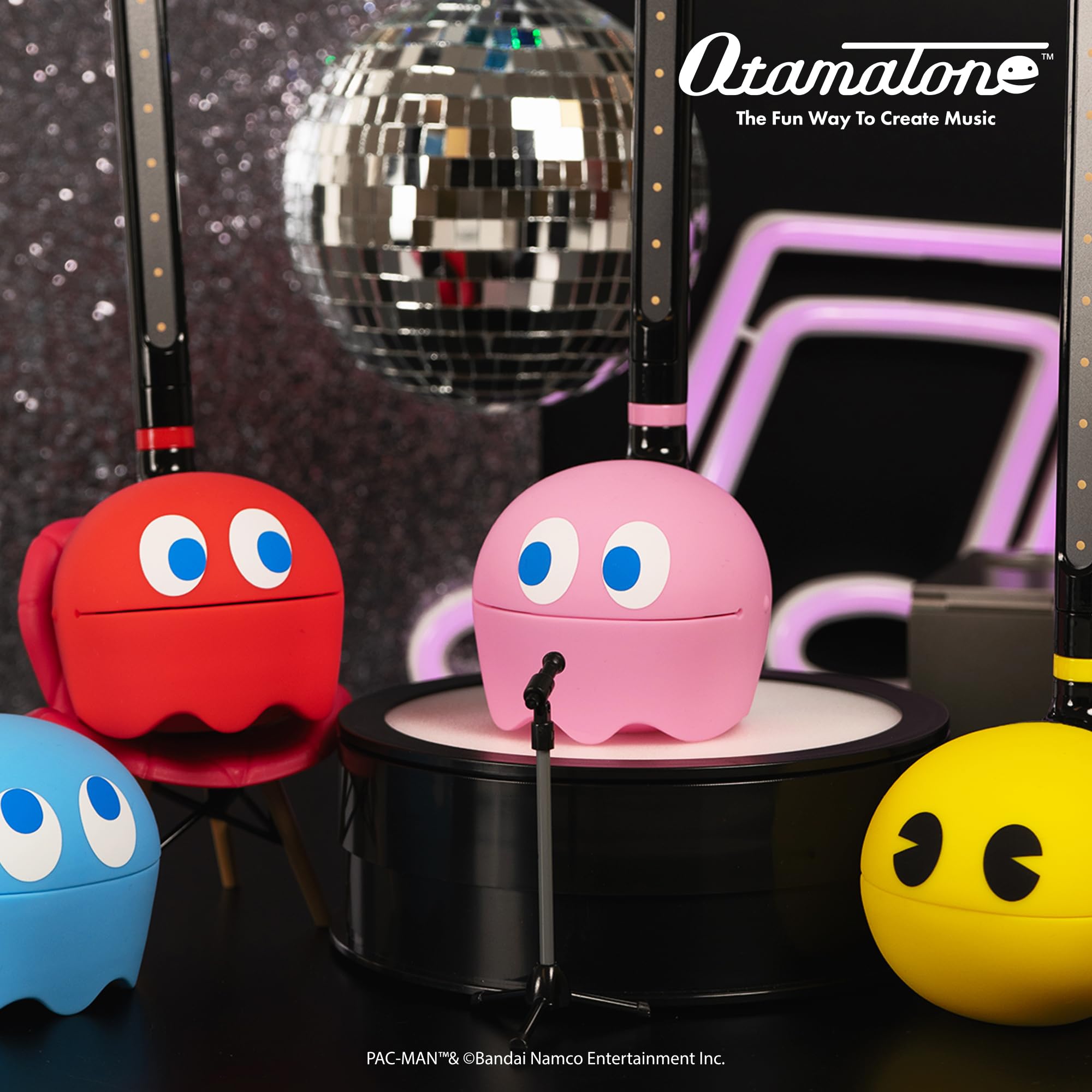 Otamatone PAC-MAN Electronic Synthesizer Musical Instrument Toy – Pinky