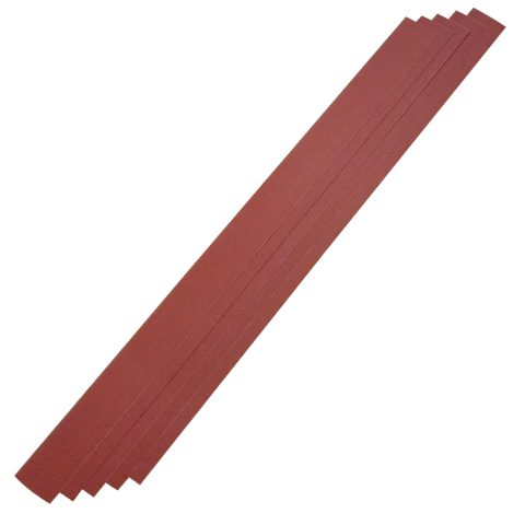 FretGuru Leveling Beam Replacement Sandpaper – 100 Grit 5 – Pack Self – Adhesive Strips for All Sanding Beam Fret Leveler 16” 400mm P100