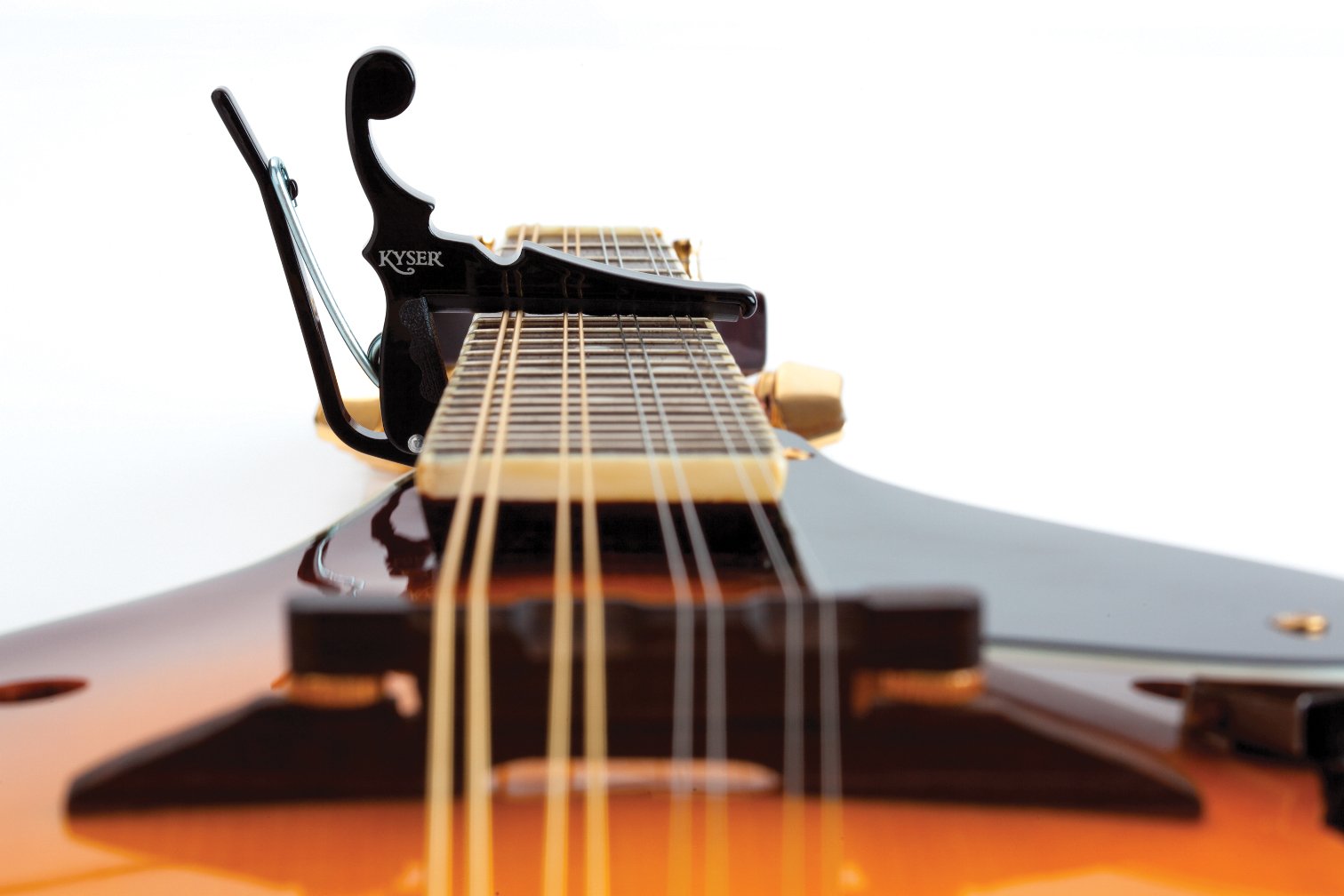 Kyser Musical Products Quick-Change Capo, KBMBA, Black – For Banjos, Ukuleles, & Mandolins, Made in USA, Quality, Strong, Lightweight, Quick & Easy Key Changes, Innovative, Perfect Fit