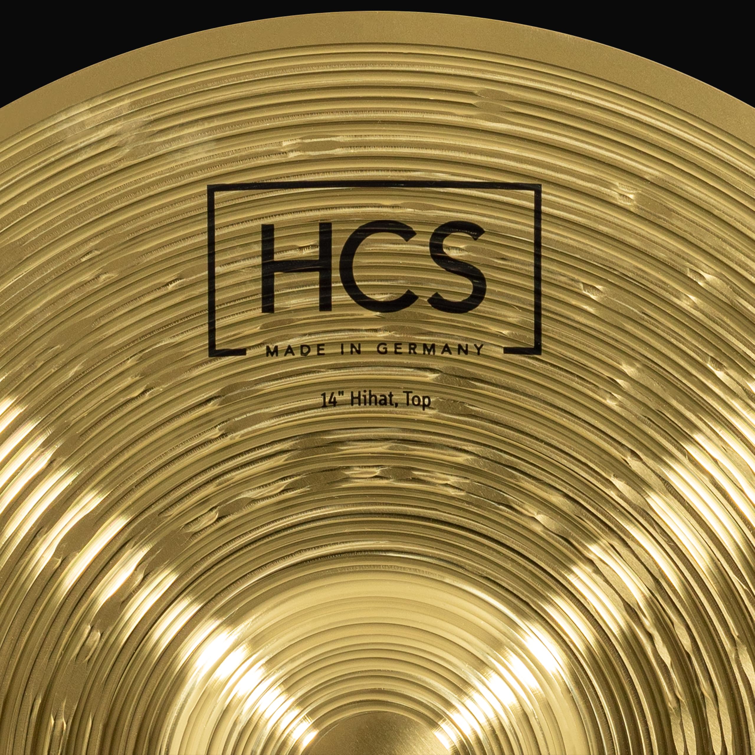 Meinl 14” Hihat (Hi Hat) Cymbal Pair – HCS Traditional Finish Brass for Drum Set, Made In Germany, 2-YEAR WARRANTY (HCS14H)