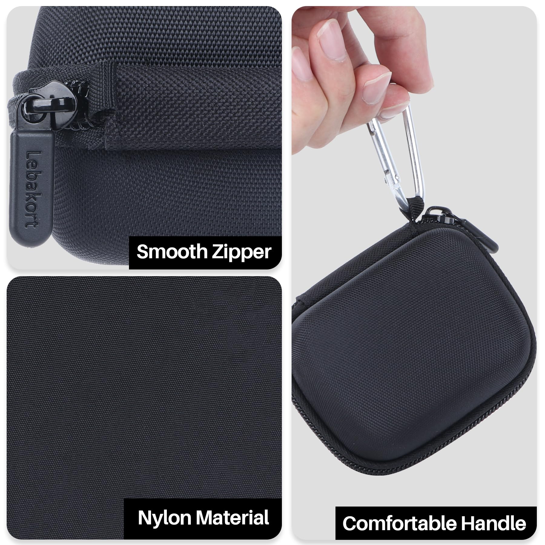 Lebakort Storage Case Compatible with DJI Mic Mini (2 TX + 1 RX) Wireless Lavalier Microphone (Storage Case for Mic)