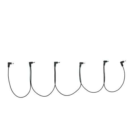 Gator Male Daisy Chain Power Cable with 5 Outputs – 5 Foot