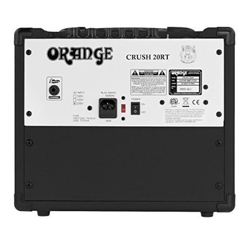 Orange Crush 20RT 20W 8″ 2-Channel Guitar Amplifier and Speaker Combo, Black