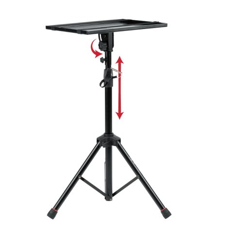 Gator Frameworks Laptop & Projector Tripod Stand with Height & Tilt Adjustment (GFWLAPTOP1500)