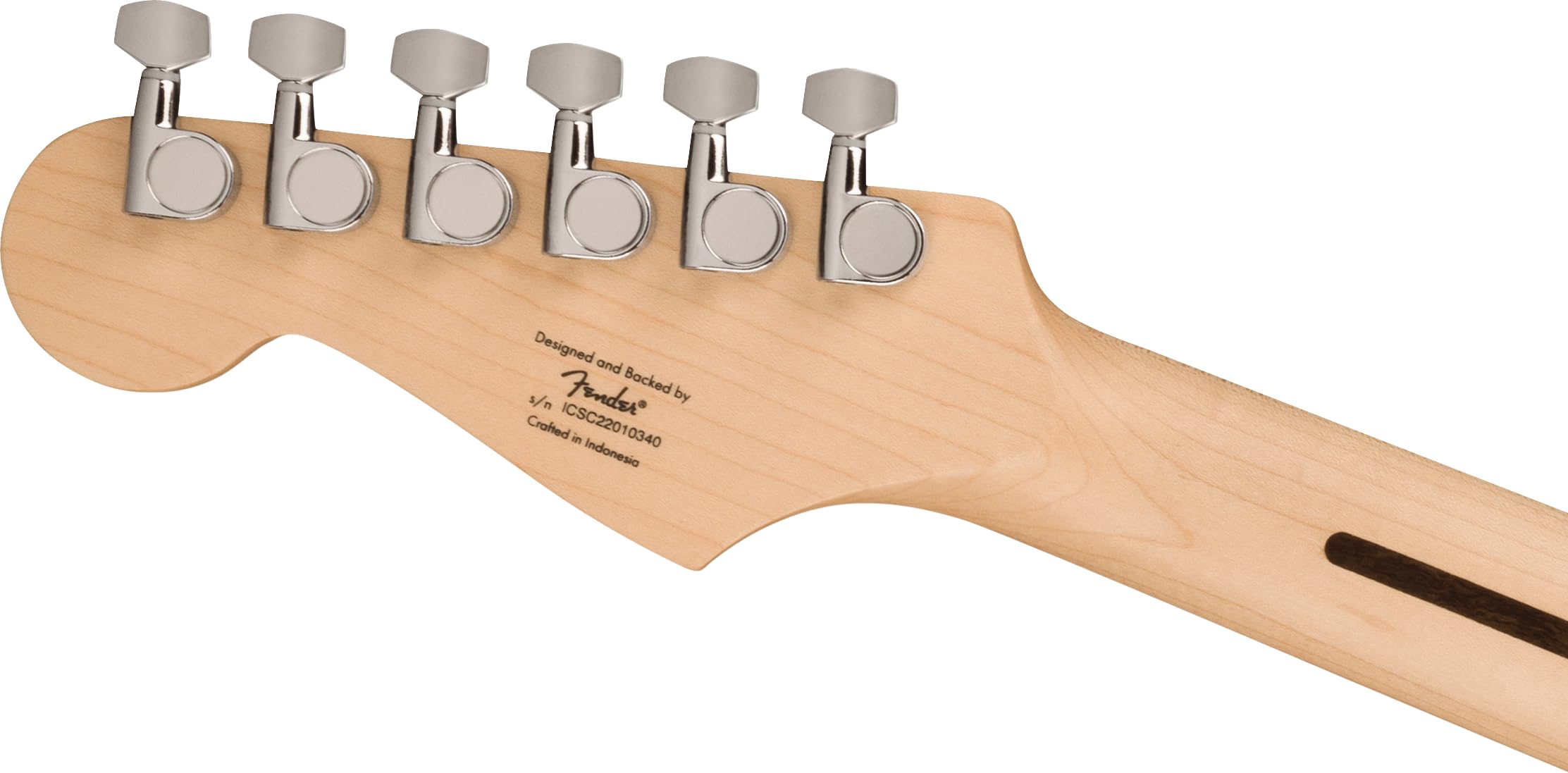 Squire Sonic Stratocaster Electric Guitar, 2-Color Sunburst, Maple Fingerboard, White Pickguard