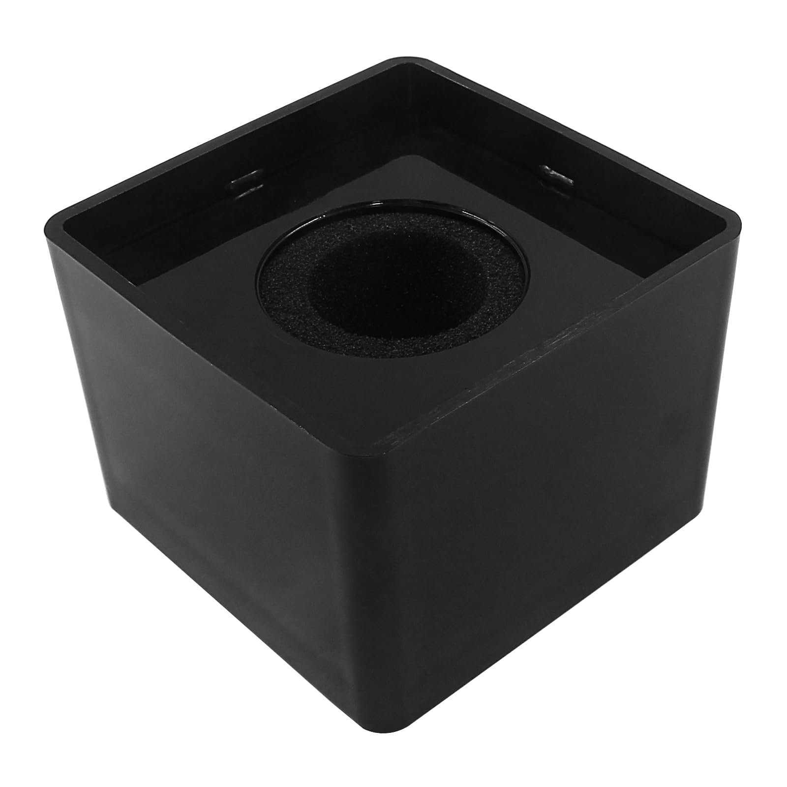 Waziaqoc Microphone Flag Station, Square Cube ABS, Black