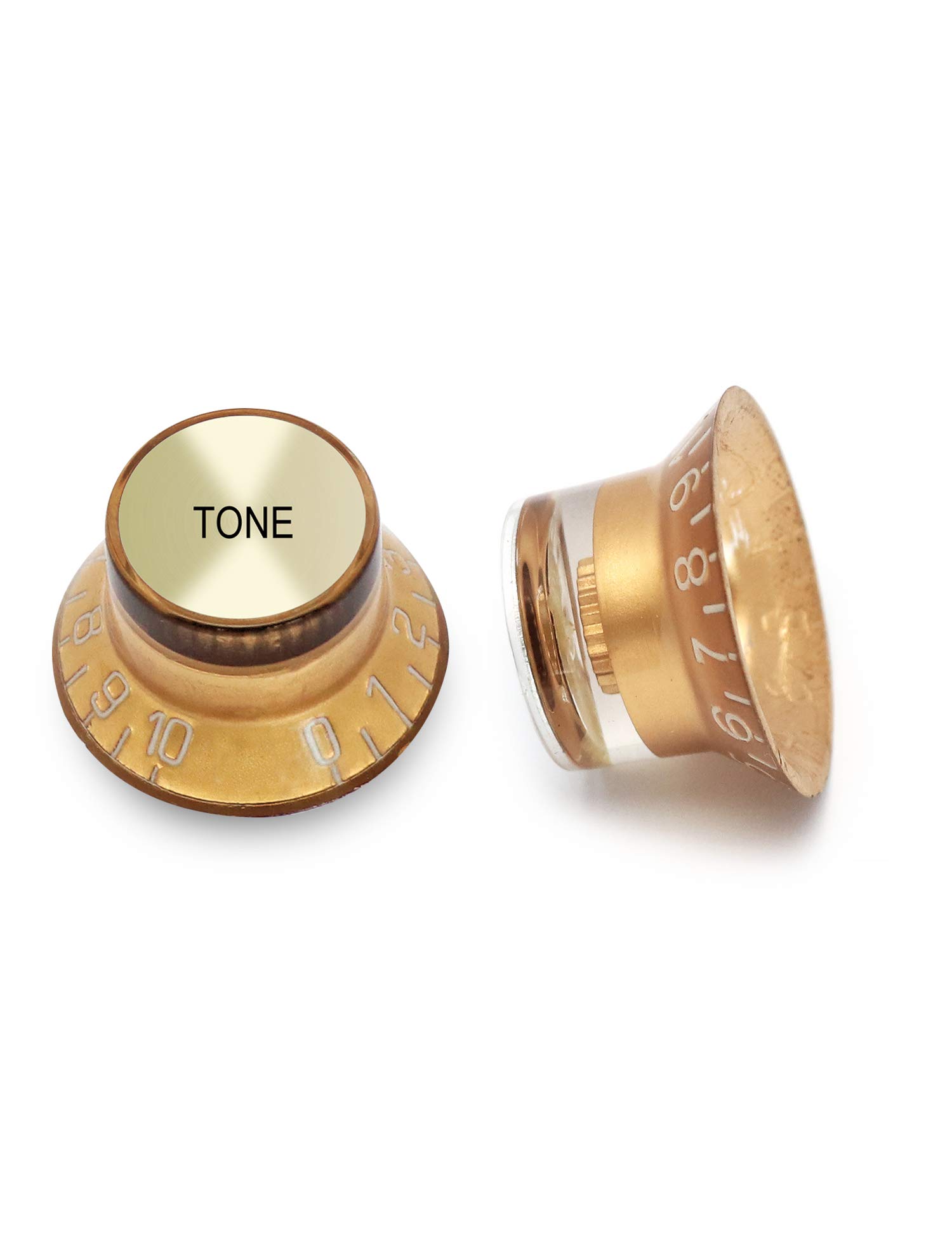 Metallor Electric Guitar Top Hat Knobs Speed Control Knobs 2 Volume 2 Tone