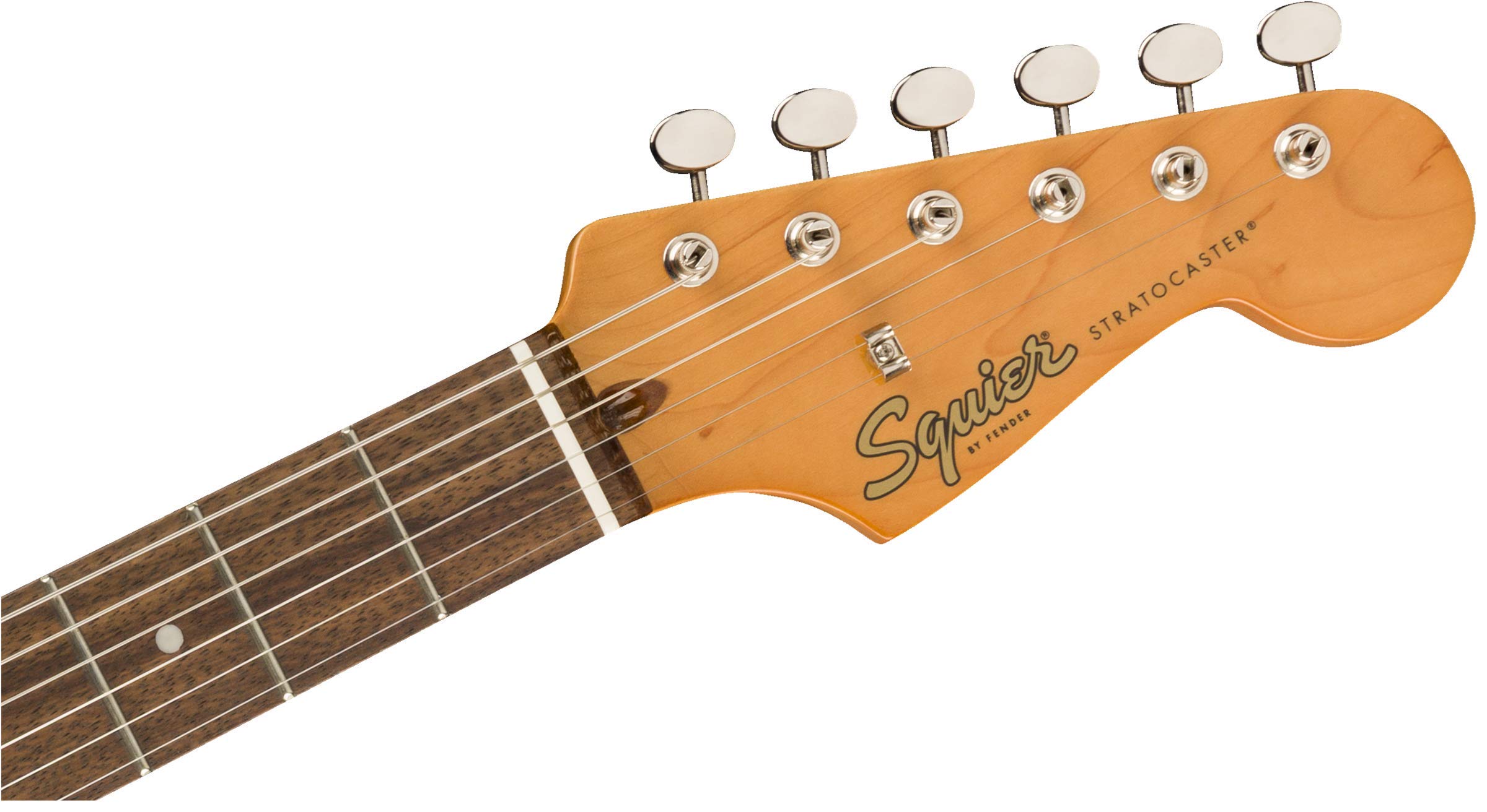 Fender 0374010502 Squier Classic Vibe 60s Stratocaster Electric Guitar, with 2-Year Warranty, Lake Placid Blue, Laurel Fingerboard