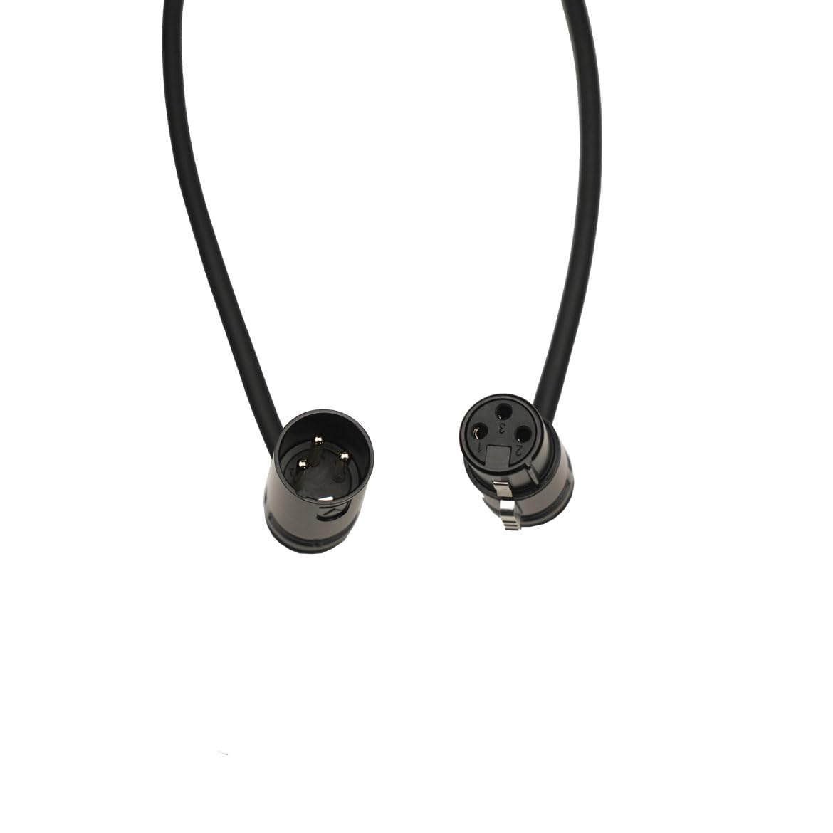 Kicada 1.3FT XLR Male to XLR Female Mic Cable – Adjustable Angle, Low Profile, 3 Pin Balanced Shielded Mic Cord