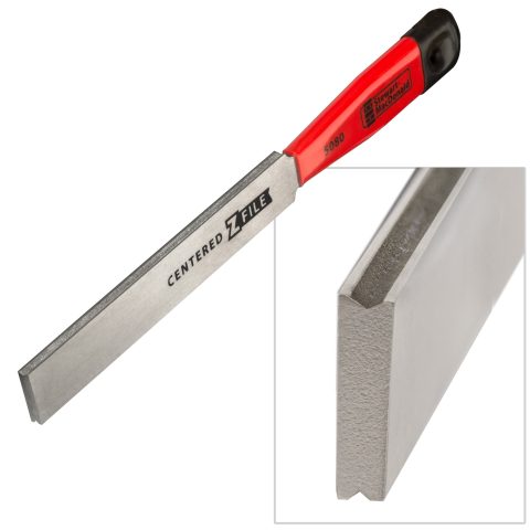 StewMac Centered Z-File Guitar Fret Crowning File, Diamond Grit