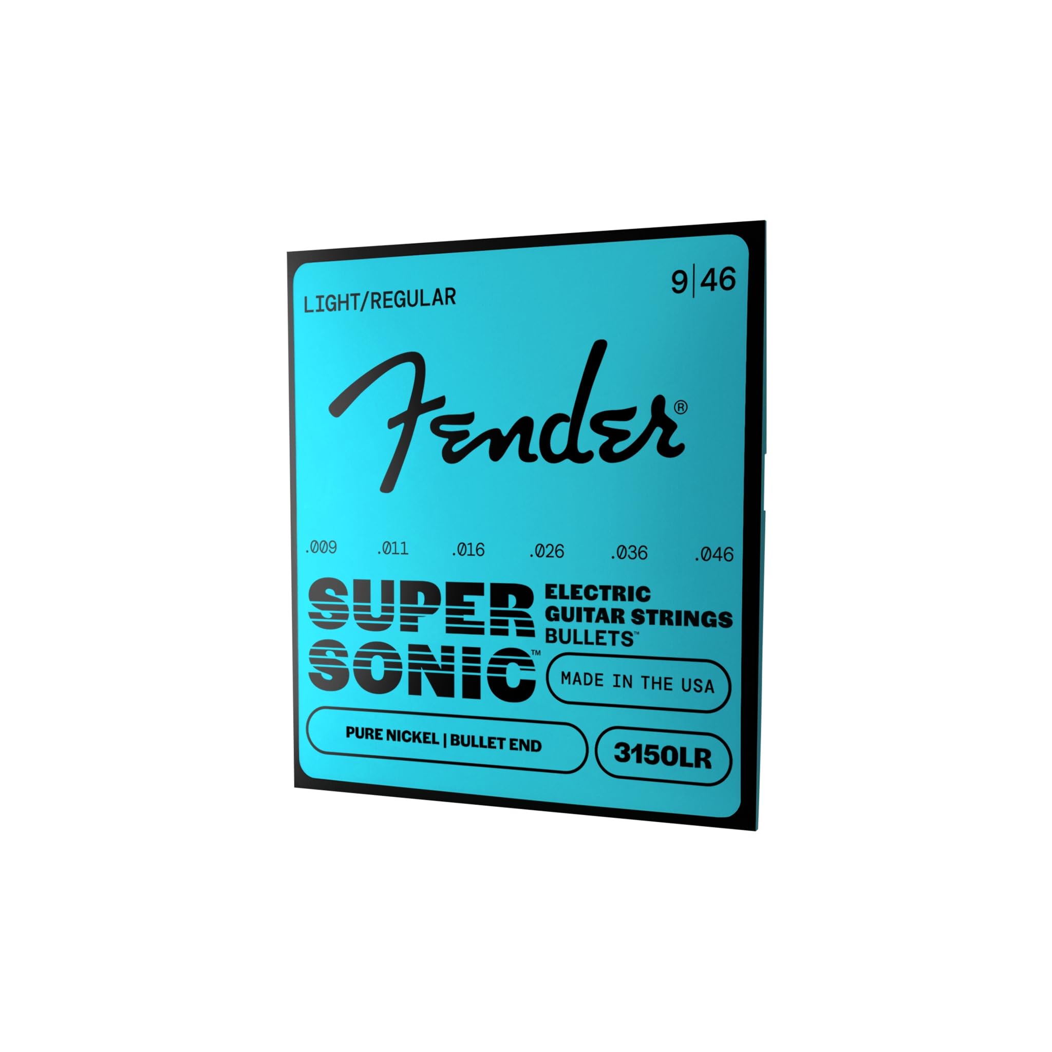 Fender Electric Guitar Strings – .09-.046